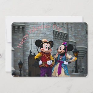 Cartes Pour Fêtes Annuelles Mickey & Minnie Valentine's Day
