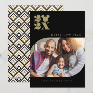 Cartes Pour Fêtes Annuelles Mickey Mouse Bonne année photo