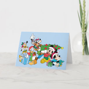 Cartes Pour Fêtes Annuelles Mickey & ses amis   Prêts pour les fêtes