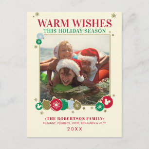 Cartes Pour Fêtes Annuelles Mickey Souris Chaleureux