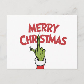 Cartes Pour Fêtes Annuelles Middle Finger Merry Christmas