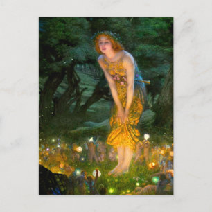 Cartes Pour Fêtes Annuelles Midété Eve Edward Robert Hughes