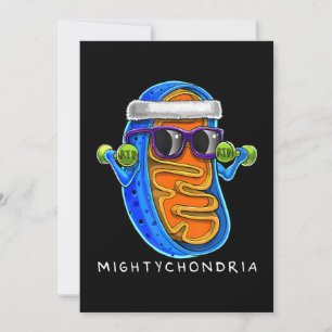 Cartes Pour Fêtes Annuelles Mightychondria Enseignant en biologie cellulaire