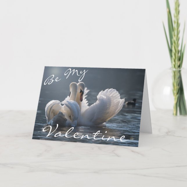 Cartes Pour Fêtes Annuelles Mignonne Be My Valentine Swarn Valentine's Day (Devant)