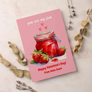 Cartes Pour Fêtes Annuelles Mignonne Vous Êtes Ma Jam Classe Saint Valentin No