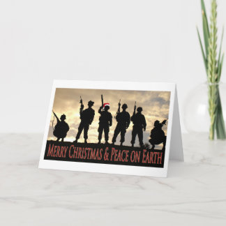 Cartes Pour Fêtes Annuelles Military christmas
