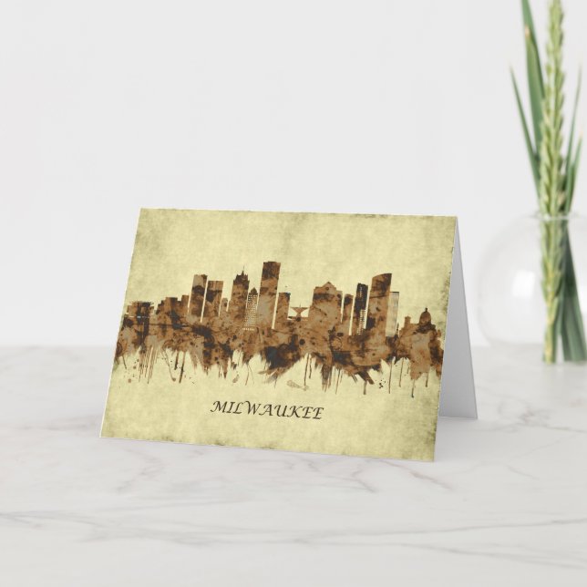 Cartes Pour Fêtes Annuelles Milwaukee (Devant)