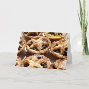 Cartes Pour Fêtes Annuelles minces pies !