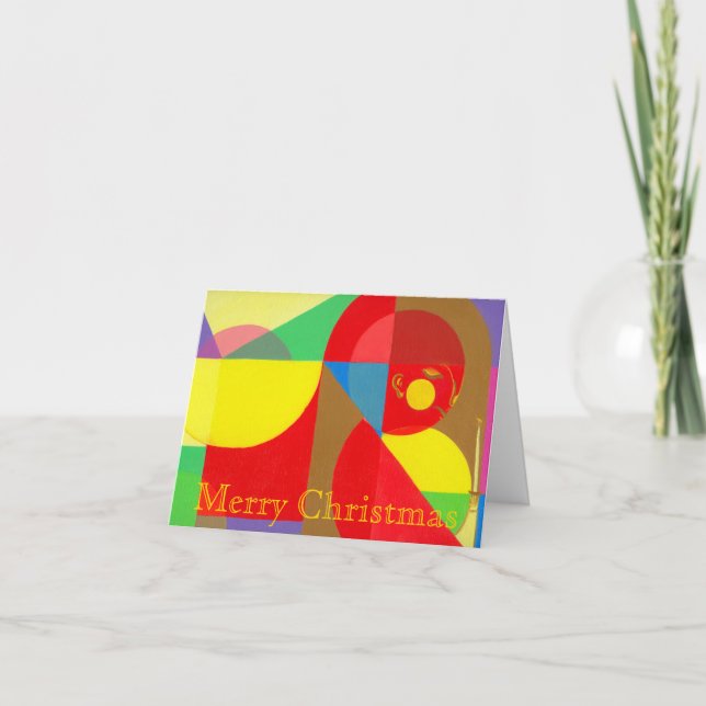 Cartes Pour Fêtes Annuelles Mini Christmas Greeting Card (Devant)