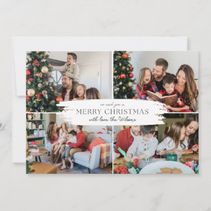 Cartes Pour Fêtes Annuelles Mini Élégant Noël Simple 4 Photo