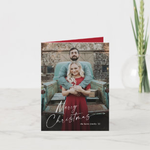 Cartes Pour Fêtes Annuelles Mini Joyeux Noël Script 2 photo