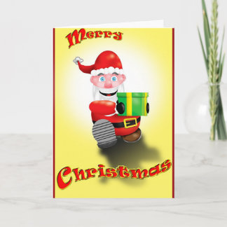 Cartes Pour Fêtes Annuelles Mini Père Noël