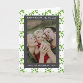 Cartes Pour Fêtes Annuelles Minimalist lucky shamrock st. Patrick's Day Photo