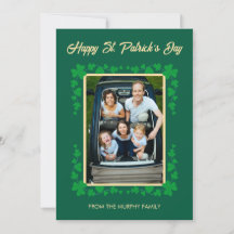 Minimalist lucky shamrock st. Patrick's Day Photo
