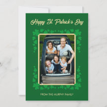 Minimalist lucky shamrock st. Patrick's Day Photo