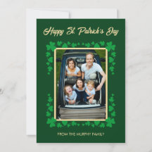 Minimalist lucky shamrock st. Patrick's Day Photo