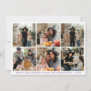 Cartes Pour Fêtes Annuelles Minimaliste moderne Éffrayant Happy Halloween 6 Ph