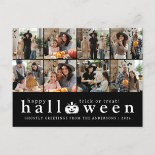 Cartes Pour Fêtes Annuelles Minimaliste moderne Éffrayant Happy Halloween 6 Ph