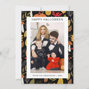 Cartes Pour Fêtes Annuelles Minimaliste moderne Éffrayant Joyeux Halloween 1 P