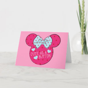Cartes Pour Fêtes Annuelles Minnie Mouse Mignon à croquer