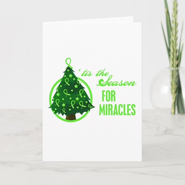 Cartes Pour Fêtes Annuelles Miracles de Noël non hodgkins Lymphoma (Devant)
