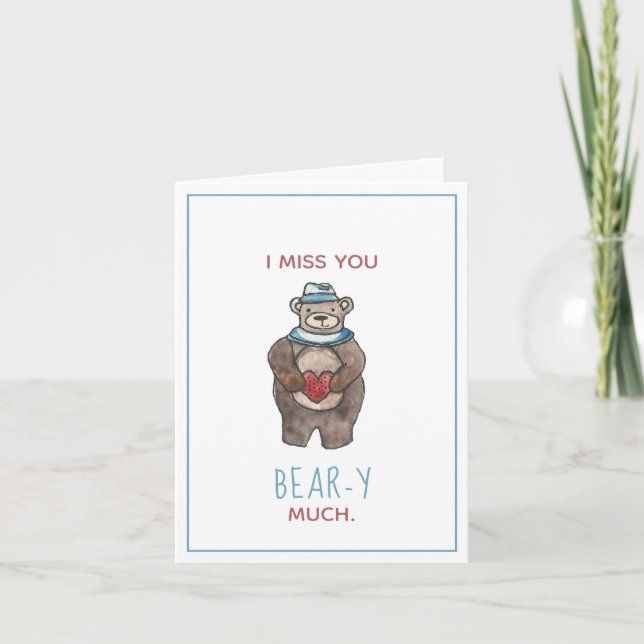 Cartes Pour Fêtes Annuelles Miss Teddy Bear Saint Valentin (Devant)