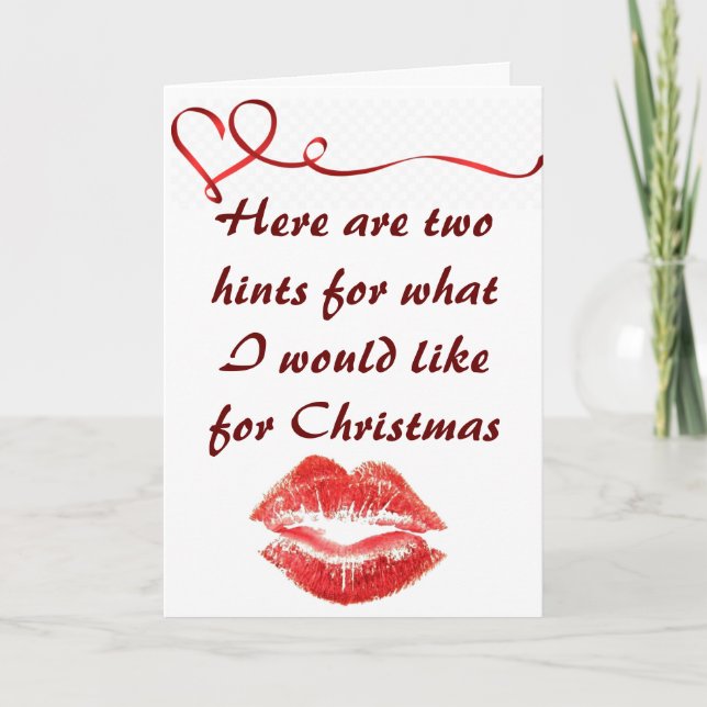 CARTES POUR FÊTES ANNUELLES * MISTLETOE* ET * VOUS* UNE BELLE PÉRIODE DE L'ANN (Devant)