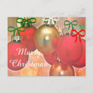 Cartes Pour Fêtes Annuelles Mistorsion et baubles de Noël