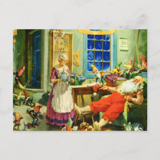Cartes Pour Fêtes Annuelles Mme Claus et Père Noël le soir de Noël