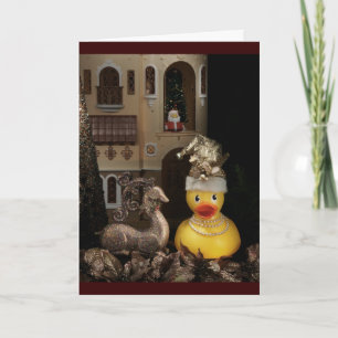 Cartes Pour Fêtes Annuelles Mme Ducky Claus
