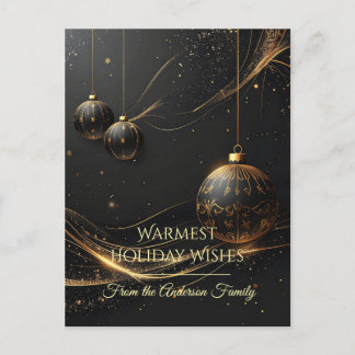 Cartes Pour Fêtes Annuelles Modern Christmas & New Year Card Elegant