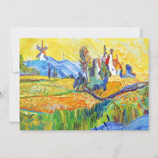 Cartes Pour Fêtes Annuelles Modern Impressionist Art Summer Provence Scenery