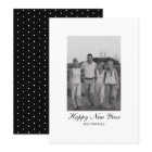 Modern Minimalist Family Photo Happy New Year