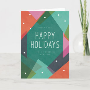 Cartes Pour Fêtes Annuelles Moderne Amusant Entreprise Coloré Joyeux