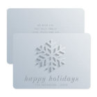 Moderne Chic Élégant Flocon de neige