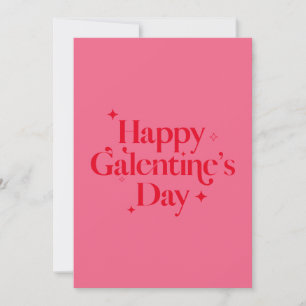 Cartes Pour Fêtes Annuelles Moderne Chic rose rouge étincelle Joyeux jour des 