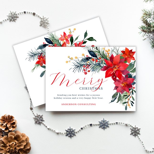 Cartes Pour Fêtes Annuelles Moderne Élégant Joyeux Noël (Créateur téléchargé)