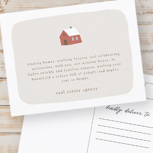 Cartes Pour Fêtes Annuelles Moderne minimaliste Immobilier
