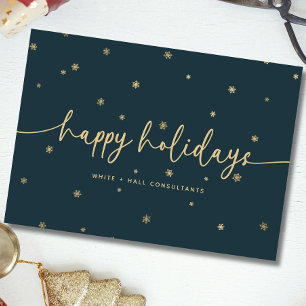 Cartes Pour Fêtes Annuelles Moderne minimaliste Joyeux Joyeux Vacances