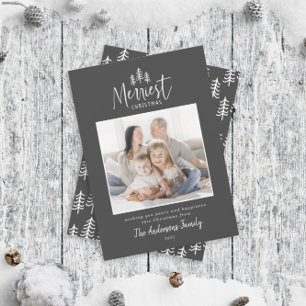 Cartes Pour Fêtes Annuelles Moderne minimaliste Noël rustique style 1 photo
