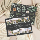 Moderne minimum 8 photo nouvelle année noir vacanc