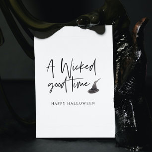 Cartes Pour Fêtes Annuelles Moderne Une Citation Du Bon Temps Bonne Hallowee