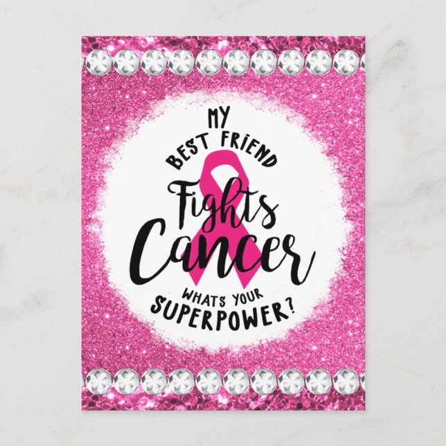 Cartes Pour Fêtes Annuelles Mois de sensibilisation au cancer du sein survivan (Devant)