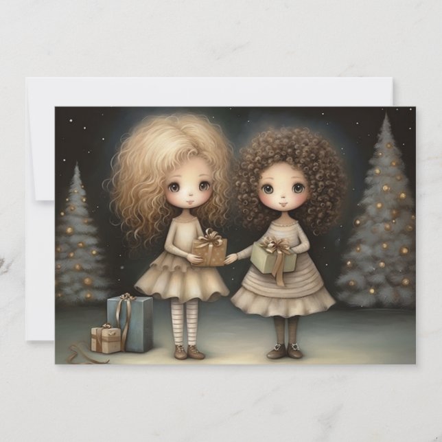 Cartes Pour Fêtes Annuelles Moments chéris et rires : un joyeux Noël (Devant)