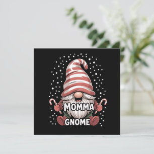 Cartes Pour Fêtes Annuelles Momma Gnome Pyjama de Noël assortis pour la famill