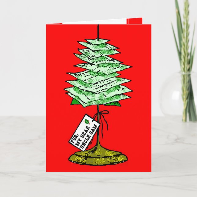 Cartes Pour Fêtes Annuelles Mon Arbre Cette Année ! (Devant)