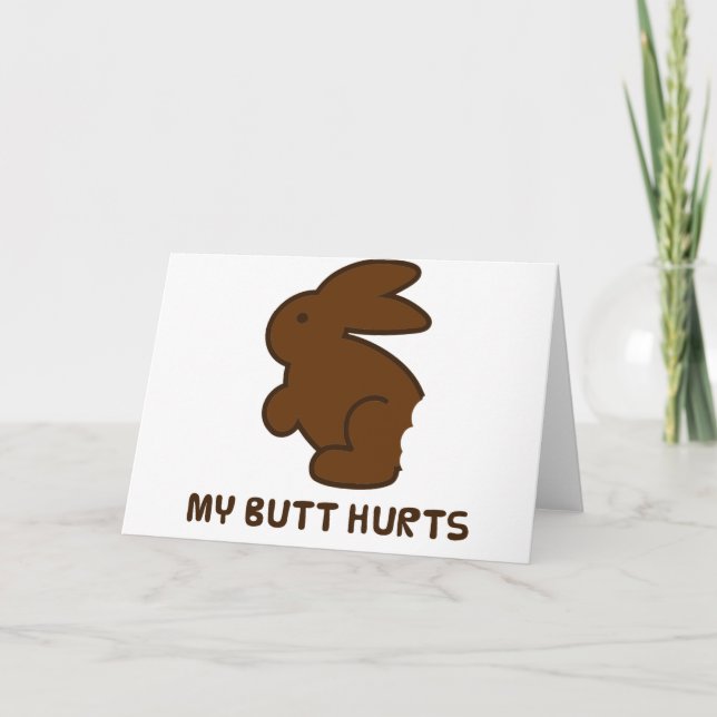 Cartes Pour Fêtes Annuelles Mon coeur me fait mal (Devant)