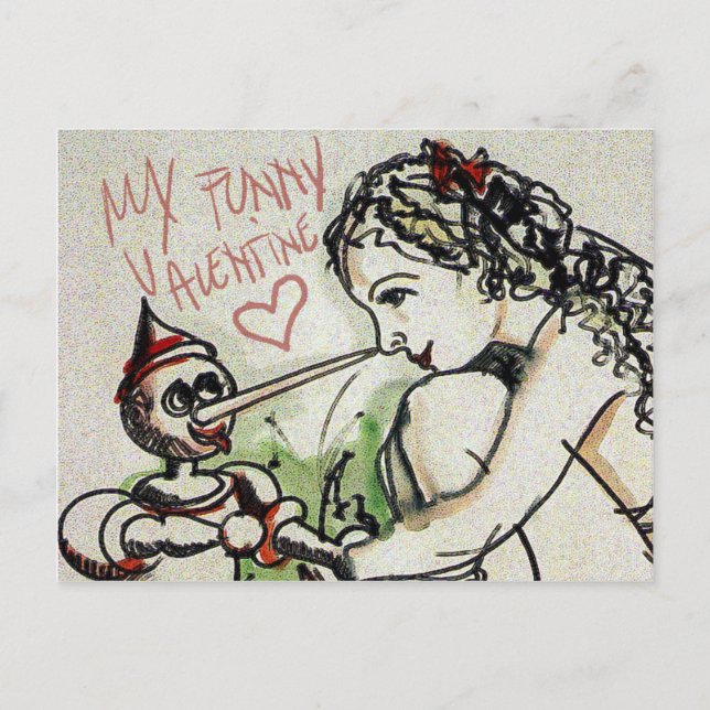 Cartes Pour Fêtes Annuelles mon drôle de valentine (Devant)