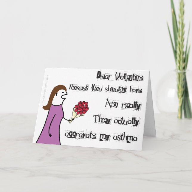 Cartes Pour Fêtes Annuelles Mon étrange Valentine (Devant)