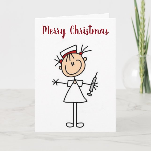 CARTES POUR FÊTES ANNUELLES ***MON INFIRMIER PRÉFÉRÉ** À NOËL (Devant)